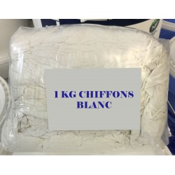 Chiffon blanc coton 1 Kg